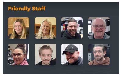customer services and other staff